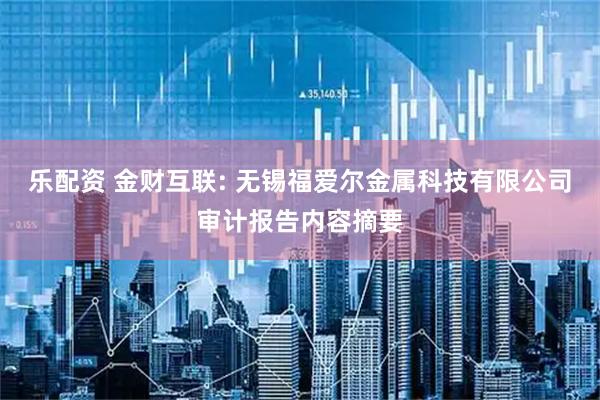 乐配资 金财互联: 无锡福爱尔金属科技有限公司审计报告内容摘要